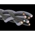 Bi Wire Speaker cable per meter (4 x 2.50 mm2)